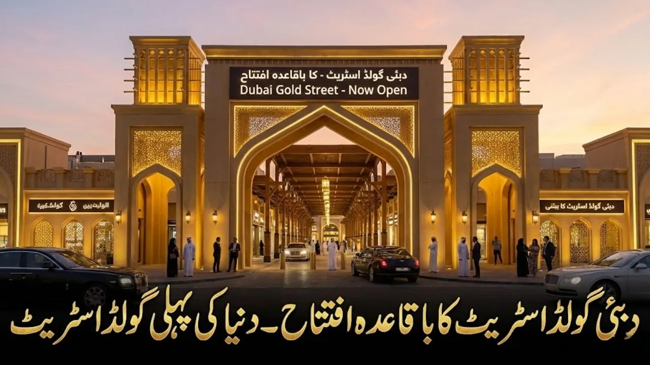 Dubai’s “Gold Street” is Officially Open – World’s First Gold Street in Dubai Gold District