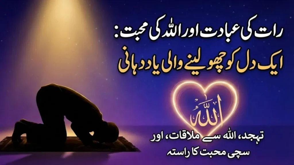 Night Worship and Allah's Love A Heart-Touching Reminder