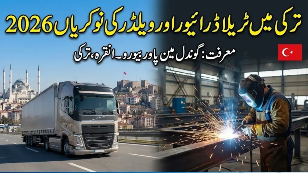 Traila Driver and Welder Jobs in Turkey 2026 – Ankara Vacancies via Gondal Manpower Bureau