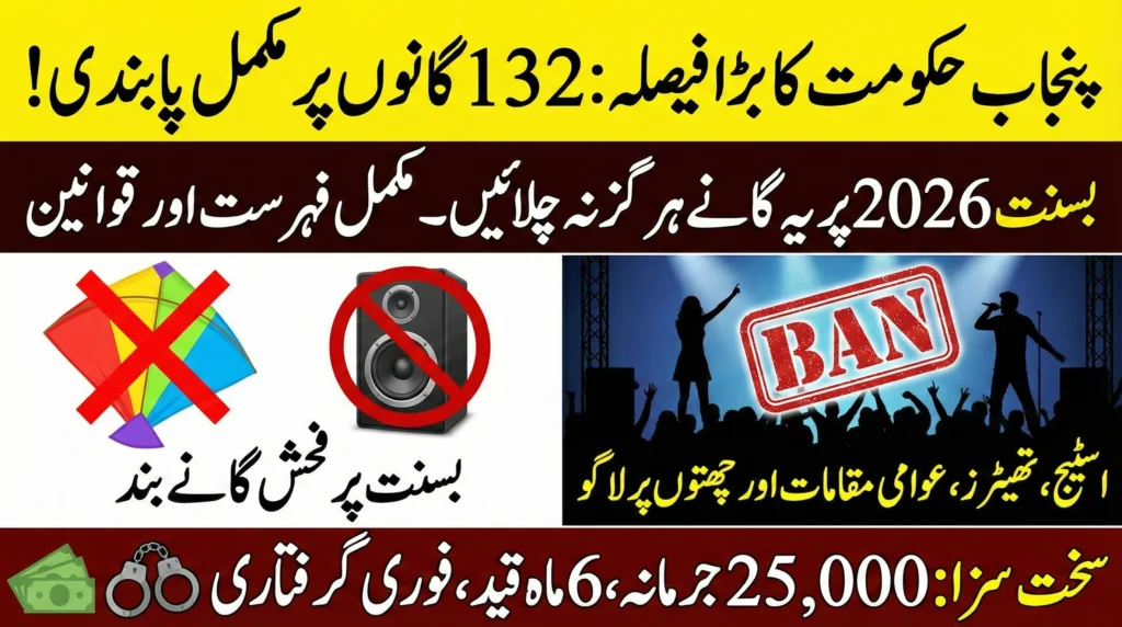 Don’t Play These 132 Songs! Punjab Govt Bans Vulgar & Immoral Songs on Stage, Theaters & Public Places – Full List & Rules