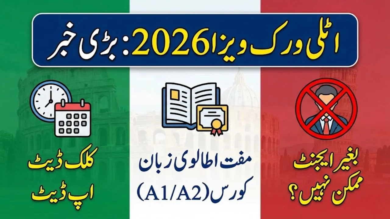 Italy 2026 Work Visa Click Date Free Italian Language Course